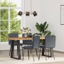 Esstischstühle, 4 Stück, dunkelgraues Samtgewebe. von , Essstühle - Ref: Foro24-3315410, Preis: 174,57 €, Rabatt: %
