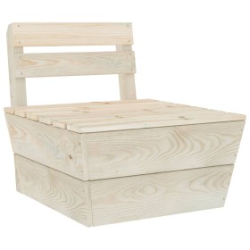 Central sectional pallet sofa made of impregnated fir wood by vidaXL, Modular outdoor sofas - Ref: Foro24-315633, Price: 58,5...