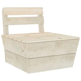 Central sectional pallet sofa made of impregnated fir wood by vidaXL, Modular outdoor sofas - Ref: Foro24-315633, Price: 59,4...