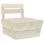 Central sectional pallet sofa made of impregnated fir wood by vidaXL, Modular outdoor sofas - Ref: Foro24-315633, Price: 59,4...