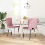 Esszimmerstühle, 2 Stück, rosa Samt von , Essstühle - Ref: Foro24-4101137, Preis: 88,91 €, Rabatt: %