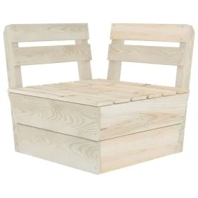Sectional corner sofa made of impregnated fir wood pallets by vidaXL, Modular outdoor sofas - Ref: Foro24-315634, Price: 59,1...