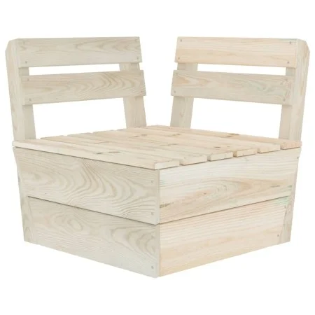 Sectional corner sofa made of impregnated fir wood pallets by vidaXL, Modular outdoor sofas - Ref: Foro24-315634, Price: 59,1...