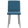 Esszimmerstühle, 4 Stück, blauer Samt von , Essstühle - Ref: Foro24-3315213, Preis: 167,11 €, Rabatt: %