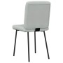 Drehbare Esszimmerstühle, 6 Stück, hellgraues Samtgewebe. von , Essstühle - Ref: Foro24-3315450, Preis: 257,91 €, Rabatt: %