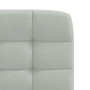 Drehbare Esszimmerstühle, 6 Stück, hellgraues Samtgewebe. von , Essstühle - Ref: Foro24-3315450, Preis: 257,91 €, Rabatt: %