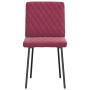 Esstischstühle, 6 Stück, Samt, Weinrot. von , Essstühle - Ref: Foro24-3315478, Preis: 249,03 €, Rabatt: %