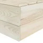 Sectional corner sofa made of impregnated fir wood pallets by vidaXL, Modular outdoor sofas - Ref: Foro24-315634, Price: 59,1...