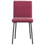 Esszimmerstühle, 4 Stück, Samt, Weinrot. von , Essstühle - Ref: Foro24-3315349, Preis: 177,12 €, Rabatt: %