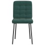 Esstischstühle, 6 Stück, dunkelgrüner Samt von , Essstühle - Ref: Foro24-3315452, Preis: 259,65 €, Rabatt: %