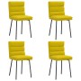 Esszimmerstühle, 4 Stück, gelber Samt von , Essstühle - Ref: Foro24-3315389, Preis: 181,54 €, Rabatt: %