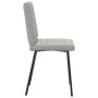 Drehbare Esszimmerstühle, 6 Stück, hellgraues Samtgewebe. von , Essstühle - Ref: Foro24-3315473, Preis: 251,03 €, Rabatt: %