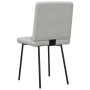 Drehbare Esszimmerstühle, 6 Stück, hellgraues Samtgewebe. von , Essstühle - Ref: Foro24-3315473, Preis: 251,03 €, Rabatt: %