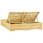 Doppelliege aus grün imprägniertem Kiefernholz von vidaXL, Liegen - Ref: Foro24-315404, Preis: 252,64 €, Rabatt: %