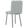 Drehbare Esszimmerstühle, 6 Stück, hellgraues Samtgewebe. von , Essstühle - Ref: Foro24-3315679, Preis: 259,55 €, Rabatt: %