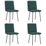 Esstischstühle, 4 Stück, dunkelgrüner Samt von , Essstühle - Ref: Foro24-3315205, Preis: 167,11 €, Rabatt: %
