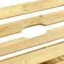 Green impregnated pine wood double lounger by vidaXL, Loungers - Ref: Foro24-315404, Price: 248,10 €, Discount: %