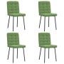 Esszimmerstühle, 4 Stück, hellgrünes Samtgewebe von , Essstühle - Ref: Foro24-3315183, Preis: 171,17 €, Rabatt: %