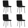 Esszimmerstühle, 4 Stück, schwarzer Samt von , Essstühle - Ref: Foro24-3315239, Preis: 170,10 €, Rabatt: %