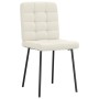 Sillas de comedor 6 unidades de terciopelo crema de , Sillas de comedor - Ref: Foro24-3315459, Precio: 256,71 €, Descuento: %