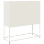Aparador de acero laminado en frío blanco 100,5x39x107 cm de , Aparadores - Ref: Foro24-853421, Precio: 93,50 €, Descuento: %