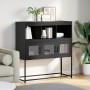 Kaltgewalzter schwarzer Stahlschrank 100,5x39x107 cm von , Sideboards - Ref: Foro24-853416, Preis: 89,12 €, Rabatt: %