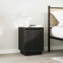 Black bedside table with LED lights 38x34x50 cm by , Nightstands - Ref: Foro24-861267, Price: 48,73 €, Discount: %