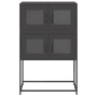 Aparador de acero negro 68x39x107 cm de , Aparadores - Ref: Foro24-853344, Precio: 74,96 €, Descuento: %