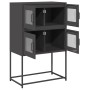 Aparador de acero negro 68x39x107 cm de , Aparadores - Ref: Foro24-853344, Precio: 74,96 €, Descuento: %
