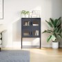 Anthracite grey steel sideboard 68x39x107 cm by , Sideboards - Ref: Foro24-853346, Price: 101,89 €, Discount: %