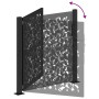 Gartentor, Design mit schwarzer Stahltür, 105x106 cm. von , Gartentore - Ref: Foro24-4100959, Preis: 171,14 €, Rabatt: %