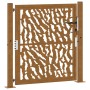 Garden gate design with worn steel slat 105x105 cm by , garden gates - Ref: Foro24-4100984, Price: 170,95 €, Discount: %