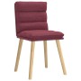 Dining chairs 4 units, red wine fabric by , dining chairs - Ref: Foro24-3315396, Price: 217,96 €, Discount: %