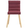 Dining chairs 4 units, red wine fabric by , dining chairs - Ref: Foro24-3315396, Price: 217,96 €, Discount: %