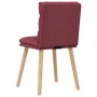Dining chairs 4 units, red wine fabric by , dining chairs - Ref: Foro24-3315396, Price: 217,96 €, Discount: %