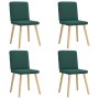 Esstischstühle, 4 Stück, dunkelgrüner Stoff von , Essstühle - Ref: Foro24-3315302, Preis: 199,43 €, Rabatt: %