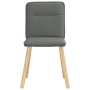 Drehbare Esszimmerstühle, 4 Stück, dunkelgraues Stoffpolster. von , Essstühle - Ref: Foro24-3315321, Preis: 204,32 €, Rabatt: %