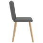 Drehbare Esszimmerstühle, 4 Stück, dunkelgraues Stoffpolster. von , Essstühle - Ref: Foro24-3315321, Preis: 204,32 €, Rabatt: %