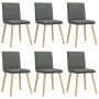 Esstischstühle, 6 Stück, dunkelgraues Gewebe. von , Essstühle - Ref: Foro24-3315626, Preis: 318,41 €, Rabatt: %