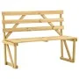 Impregnated pine wood garden bench 120 cm by vidaXL, garden benches - Ref: Foro24-315393, Price: 64,18 €, Discount: %