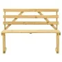Impregnated pine wood garden bench 120 cm by vidaXL, garden benches - Ref: Foro24-315393, Price: 64,18 €, Discount: %