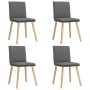 Drehbare Esszimmerstühle, 4 Stück, dunkelgraues Stoffpolster. von , Essstühle - Ref: Foro24-3315356, Preis: 213,21 €, Rabatt: %