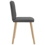 Drehbare Esszimmerstühle, 4 Stück, dunkelgraues Stoffpolster. von , Essstühle - Ref: Foro24-3315356, Preis: 213,21 €, Rabatt: %