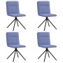Sillas de comedor 4 uds tela azul jeans de , Sillas de comedor - Ref: Foro24-3315342, Precio: 203,82 €, Descuento: %