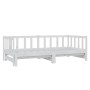 Removable sofa bed solid white pine wood 2x(90x200) cm by vidaXL, Beds and slatted bases - Ref: Foro24-833094, Price: 214,29 ...
