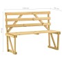 Impregnated pine wood garden bench 120 cm by vidaXL, garden benches - Ref: Foro24-315393, Price: 65,24 €, Discount: %