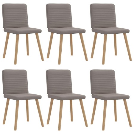 Esstischstühle, 6 Stück, in grau-taupefarbenem Stoff. von , Essstühle - Ref: Foro24-3315520, Preis: 300,10 €, Rabatt: %