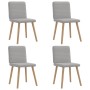 Esstischstühle 4 Stück Stoff in Grau-Nebel von , Essstühle - Ref: Foro24-3315253, Preis: 200,85 €, Rabatt: %