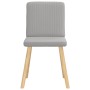 Dining chairs 6 pcs gray cloud fabric by , dining chairs - Ref: Foro24-3315576, Price: 295,83 €, Discount: %