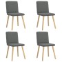 Drehbare Esszimmerstühle, 4 Stück, dunkelgraues Stoffpolster. von , Essstühle - Ref: Foro24-3315298, Preis: 198,29 €, Rabatt: %